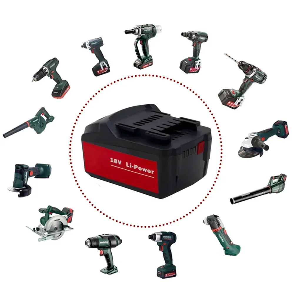 Rechargeable 18V 9.0Ah Battery for Metabo Cordless Power Tool Drill Drivers for Metabo Battery Charger Set 625592000 625591000