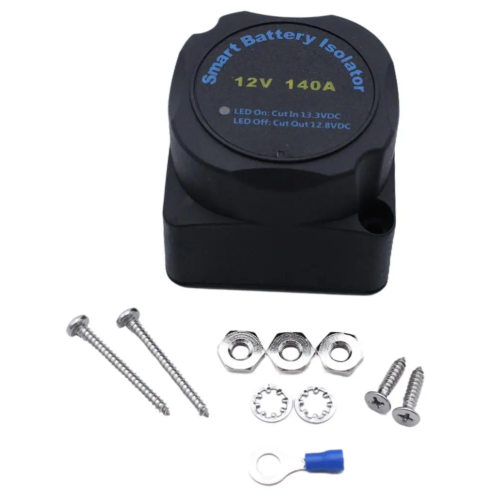 

Voltage Sensitive Regulator Compact Auto Accessories Red LED Indicator Replaces Relay Kit Split Charging Fits for Vehicles