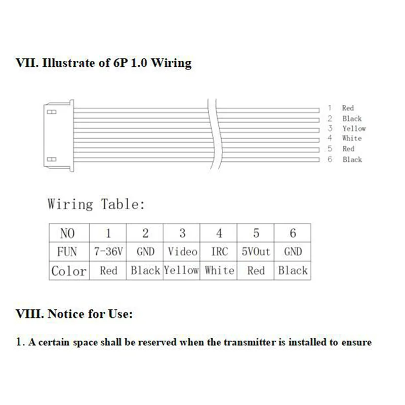 AEF7-5.8G 5.8Ghz 3W Video Transmitter VTX 48CH 25MW/1000MW/2000MW/3000MW Adjustable For Long Rang FPV Racing Drone