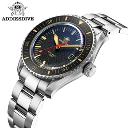 ADDIESDIVE Men Watch Synthetic Sapphire 200m Waterproof  C3 Super Luminous NH35 Movement Automatic Mechanical Watches