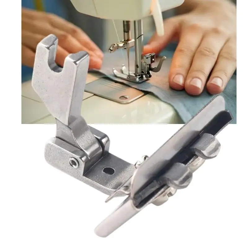 

1Pcs S10A Left Right Adjustable Lace Tape Guide Presser Foot ,For Connect Lace Elastic Webbing Industrial Sewing Machine Parts