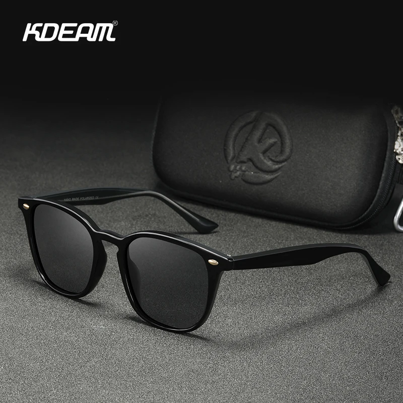 KDEAM Unisex Fashion Sunglasses Polarized Women Men TR90 Sun Glasses Anti-impact UV400 Lens Stainless Steel Hinges KD5066