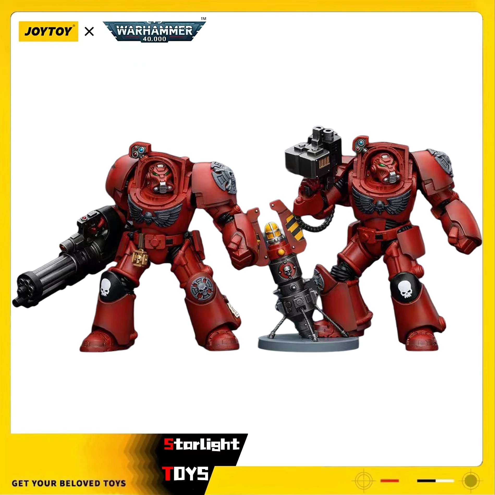 

JOYTOY 1/18 Action Figure Warhammer 40K Blood Angels Terminator Squad Model Toy Gift