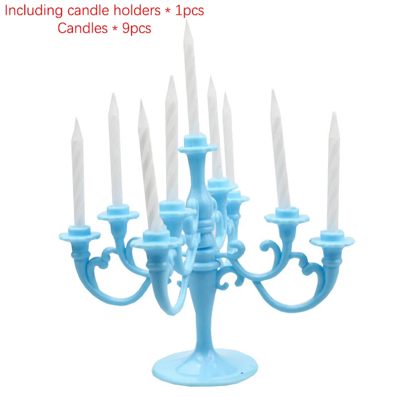 Candlestick Cake Decoration Ins Style Cake Decoration Plugin European Retro Birthday Candle Holder Cake Ornament