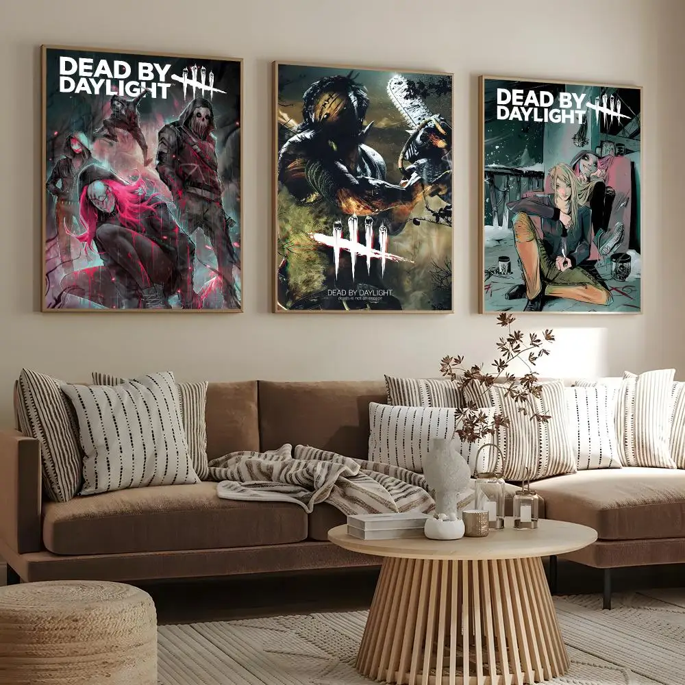 Game Dead by Daylight Poster Print Wall Art Pictures Canvas Painting Living Room Bedroom Home Decor