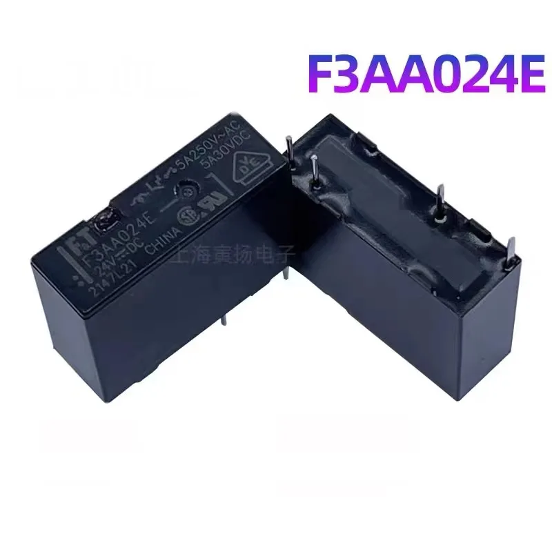 10PCS/lot Power relay F3AA005E F3AA012E F3AA024E 4PIN a group of normally open