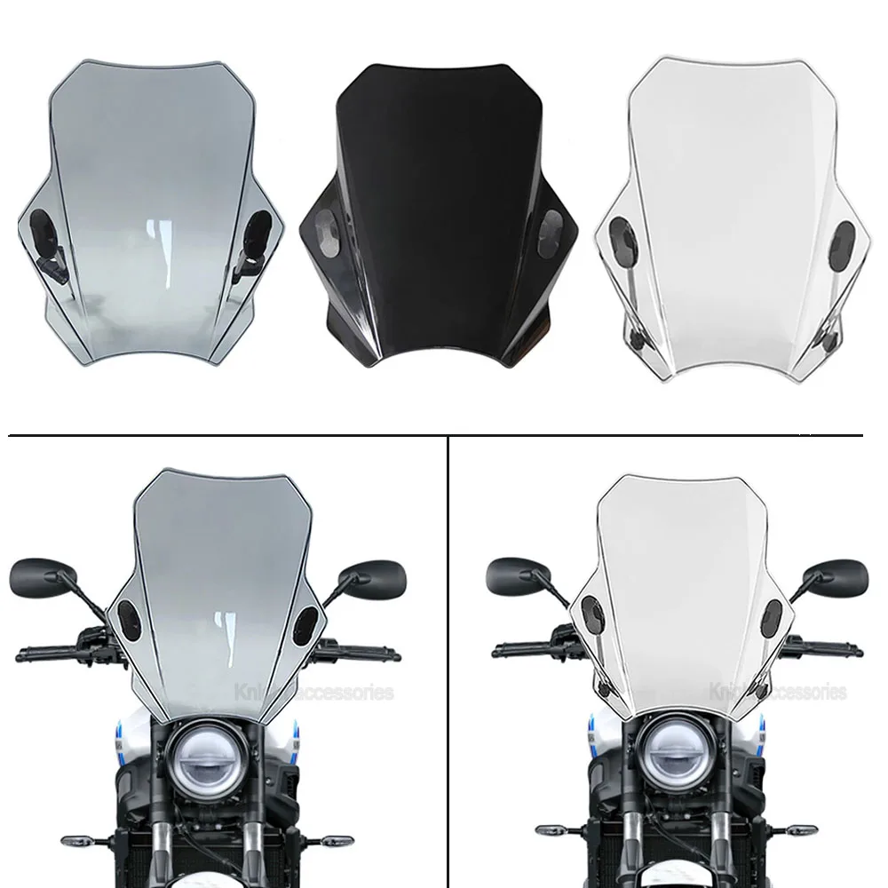 

XSR700 900 2021 2022 Motorcycle Windscreen Windshield Universal For YAMAHA XSR125 XSR 125 LEGACY XSR700 XSR900 YS125