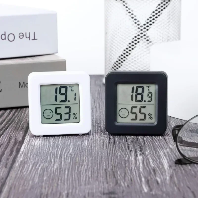 1pcs Mini Thermometer Humidity Meter Sensor Home  Electronic Monitor Indoor Portable Desktop Digital Gauge Room Temperature