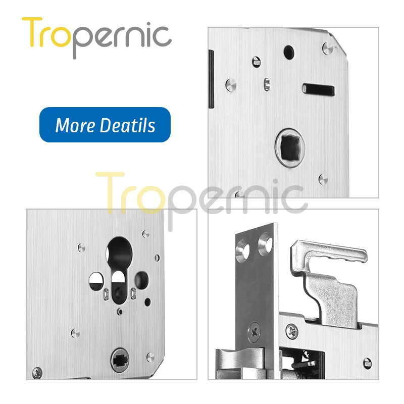 6068 Stainless Steel Lock Mortise with Hooks for Security Wooden Metal door