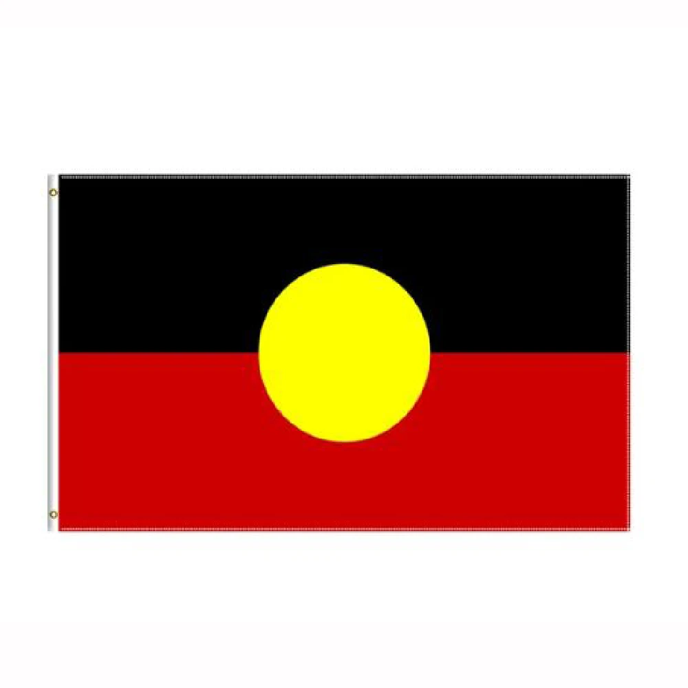 FLAGLINK 90x150 cm Australia Aboriginal Flag  For Decoration