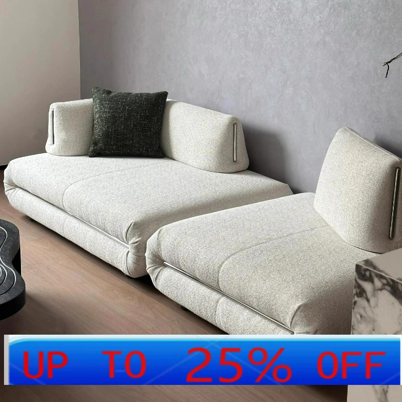 

LTT small apartment double-sided sitting sofa Italian minimalist module free combination movable backrest sofa