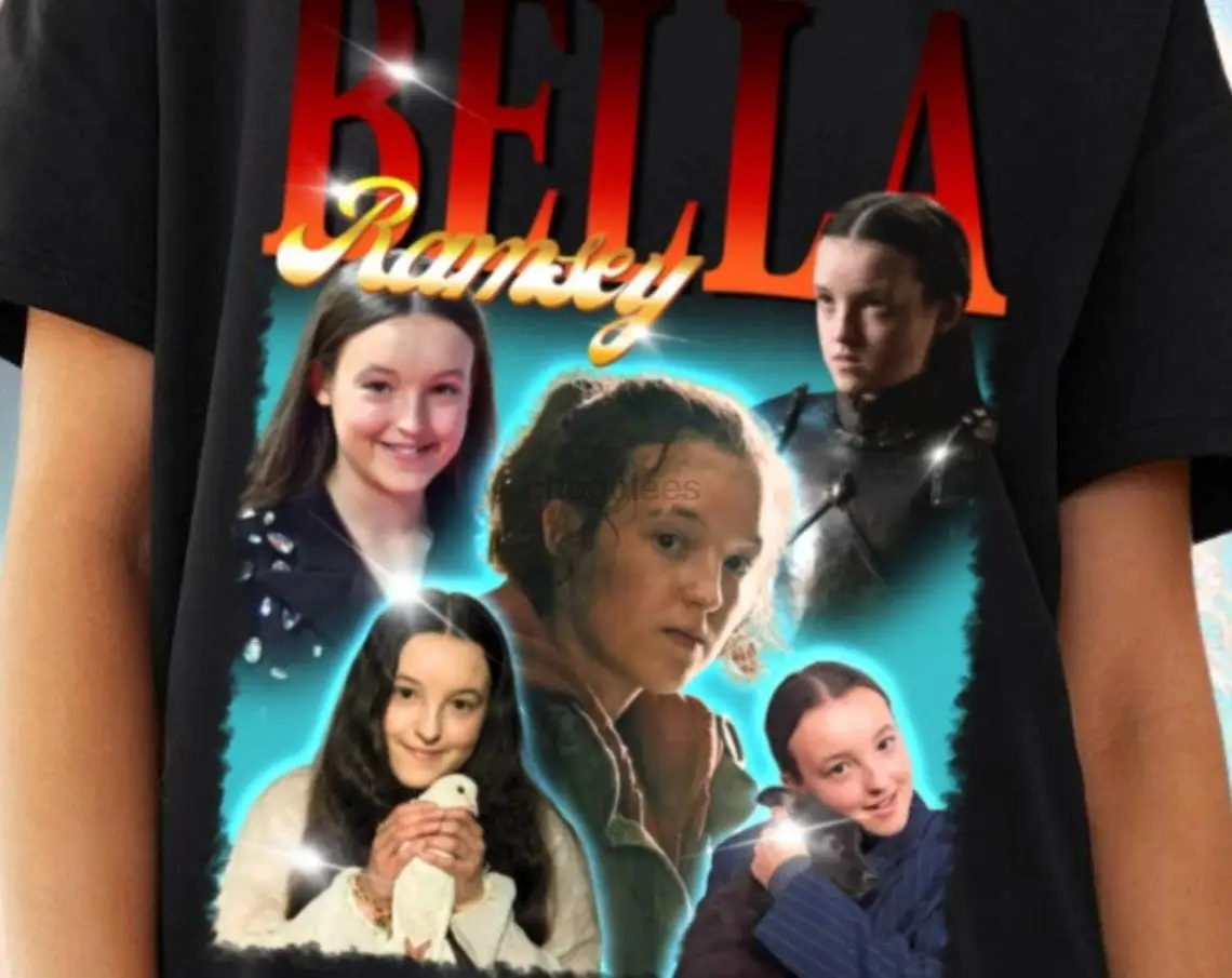 Bella Ramsey T Shirt Bella Ramsey Retro 90s T Shirt Ellie Williams Bella Ramsey Fans Gift Bella Ramsey Tribute Sweatshirt Celebr