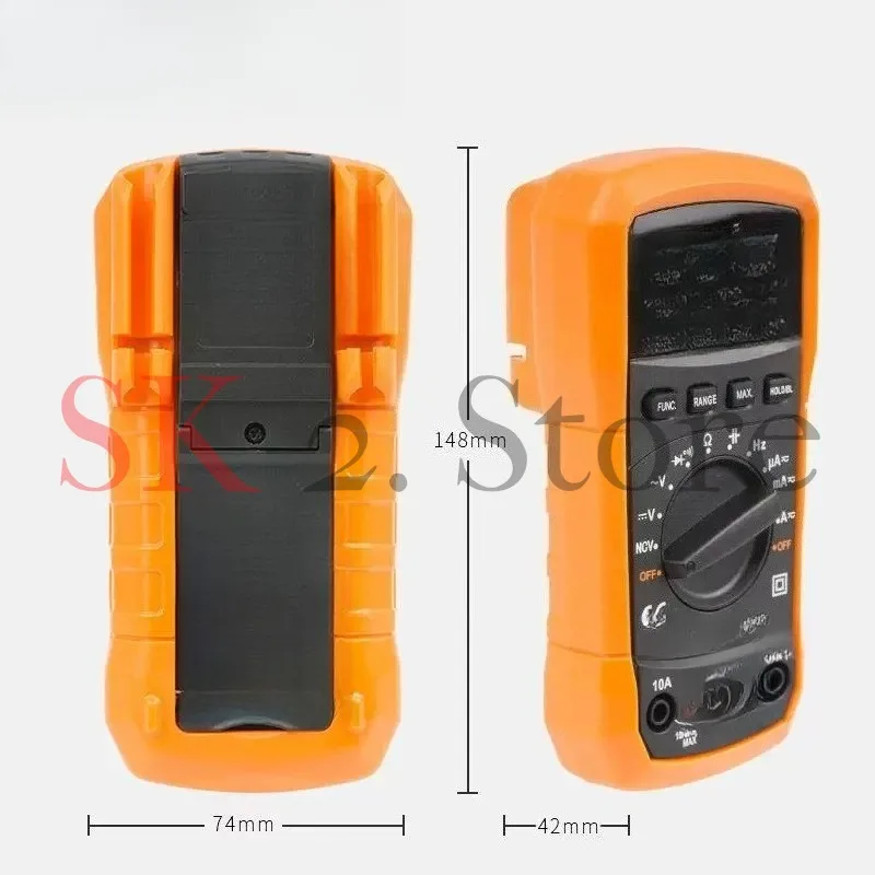 Premium PM8233Dplus Digital Multimeter High Precision Auto Range NCV Capacitance Tester