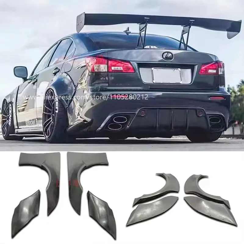 

Fits 2006-2013 Lexus IS IS250/350 Carbon Fiber Side Vent Cover Shark Gills Fender Trim