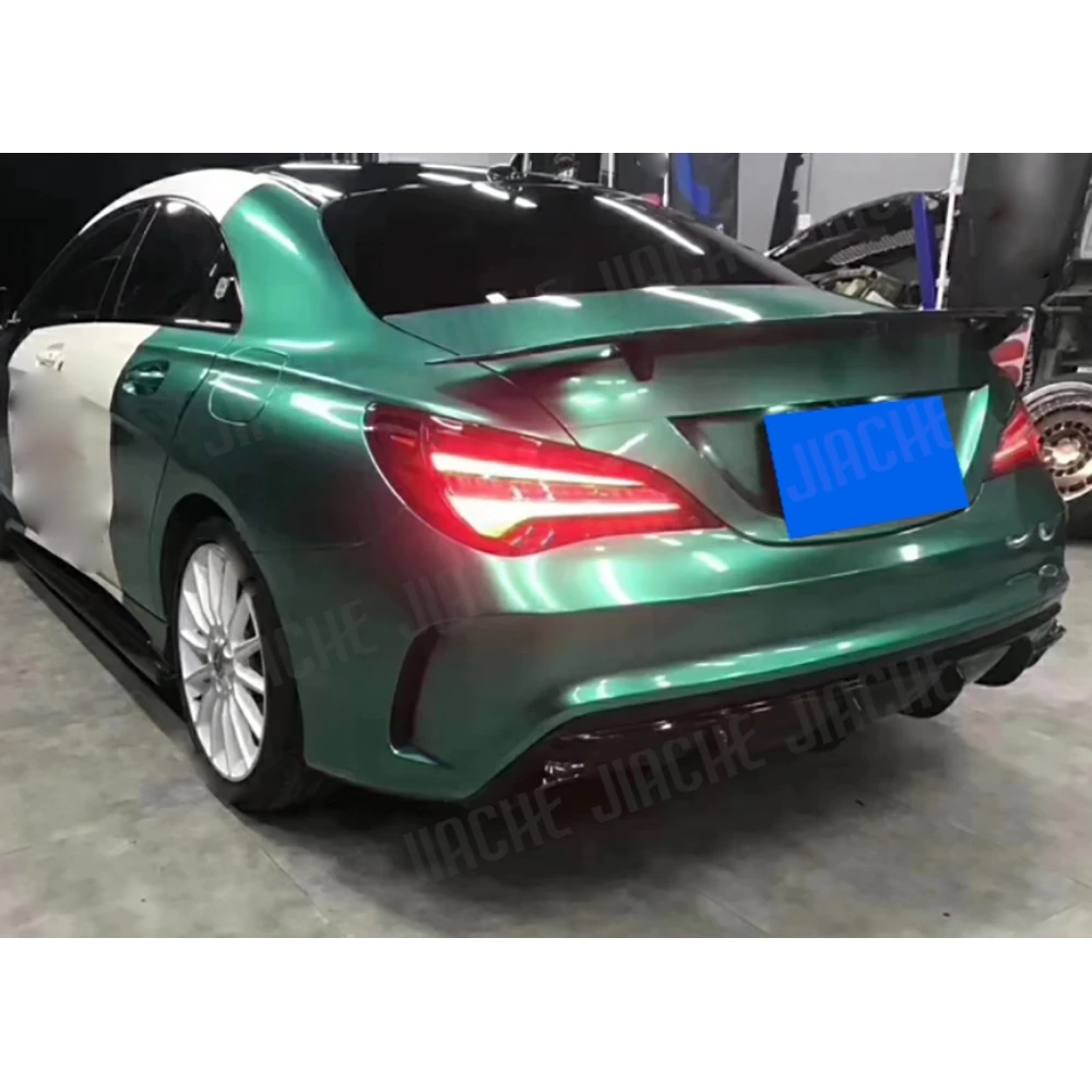 For CLA Class Carbon Fiber Rear Lip Diffuser Spoiler For Mercedes Benz W117 CLA 180 200 250 260 CLA45 For AMG Sport 2013 -2018 view 3