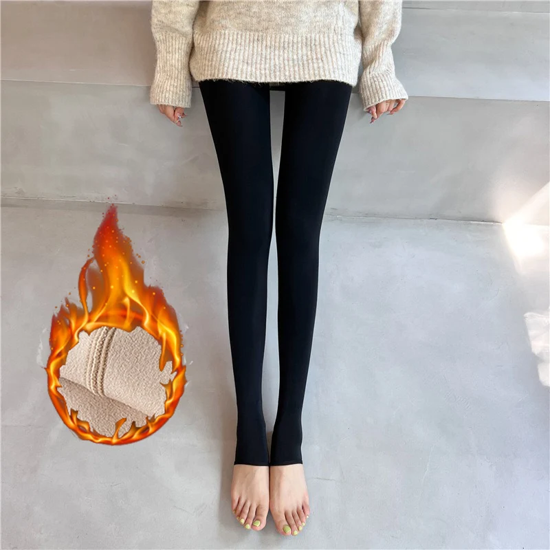 جديد إمرأة طماق الحرارية الدافئة موجزة بلون مطاطا جوارب طويلة الإناث مريحة عالية الخصر رشاقته أفخم سليم صالح السراويل