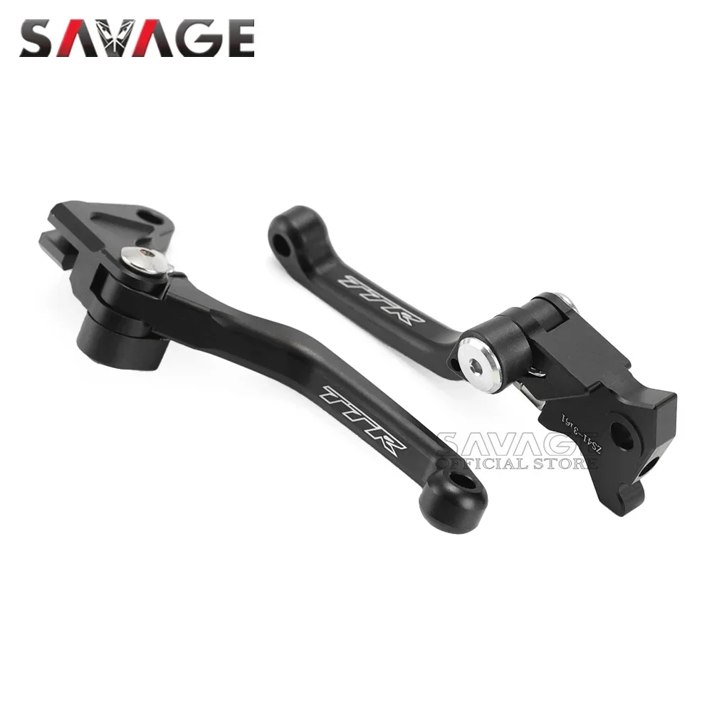 Pivot Brake Clutch Levers For YAMAHA TTR250 TTR230 TTR125 TT-R 125 230 250 Motorcycle Dirt Pit Bike Control Handles Logo TTR