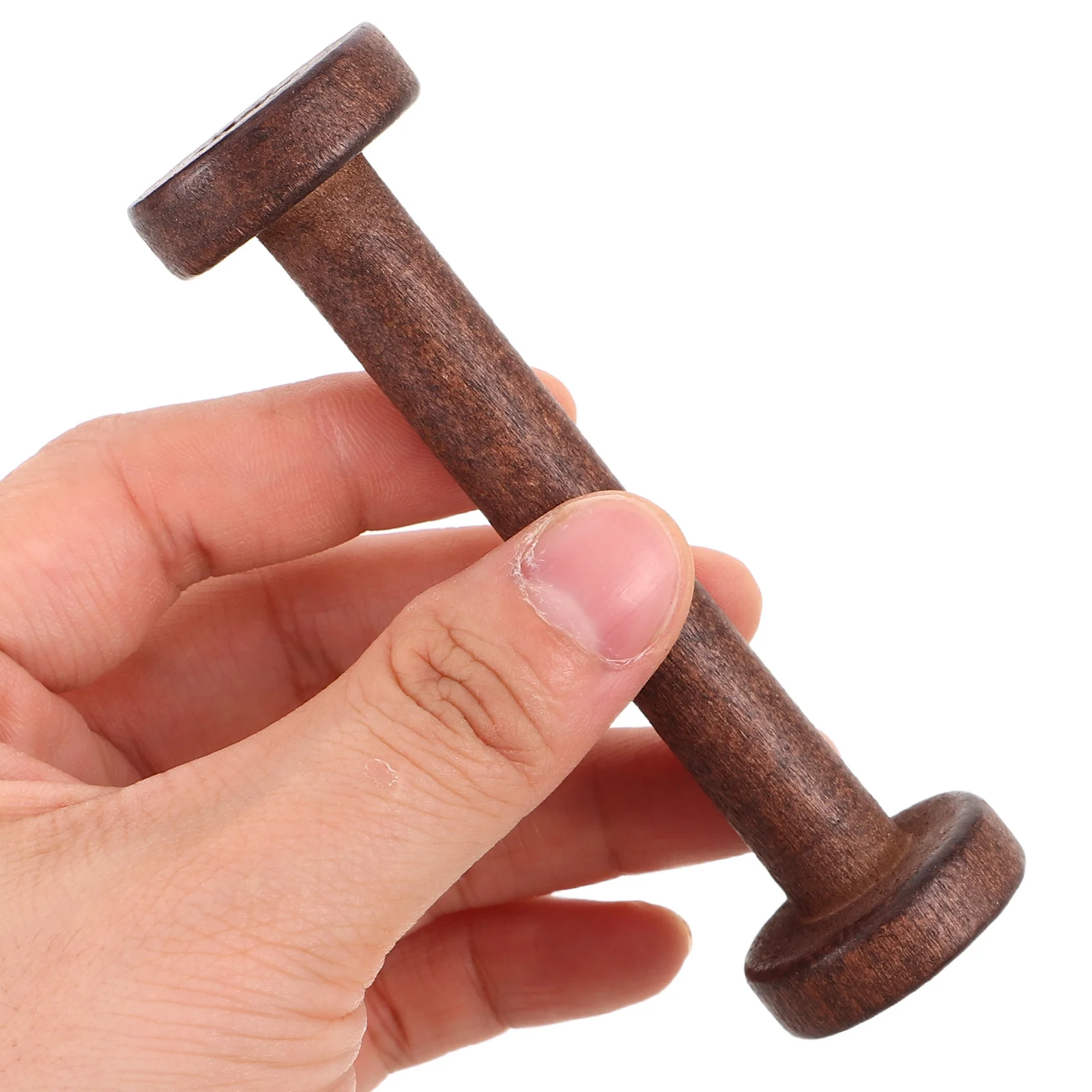 

10Pcs Natural Wood Thread Spools Standard Size Handmade Wooden Bobbins Sewing Embroidery Yarn Organizer DIY Crafts