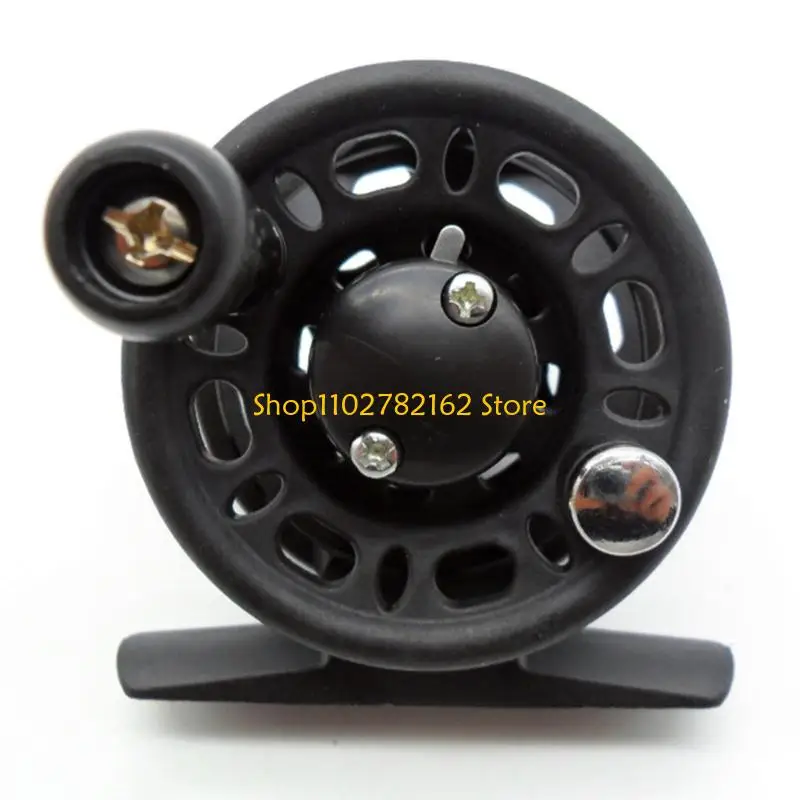 547B Tangles Without Fishing Spool Reels For Ice Fly Angling Weather Resistant Plastic Construction Smooth Retrieval