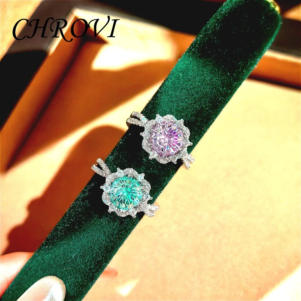 

Light Luxury 925 Sterling Silver Super Sparkling Mint Green Zircon Ring Wedding Ring for Women