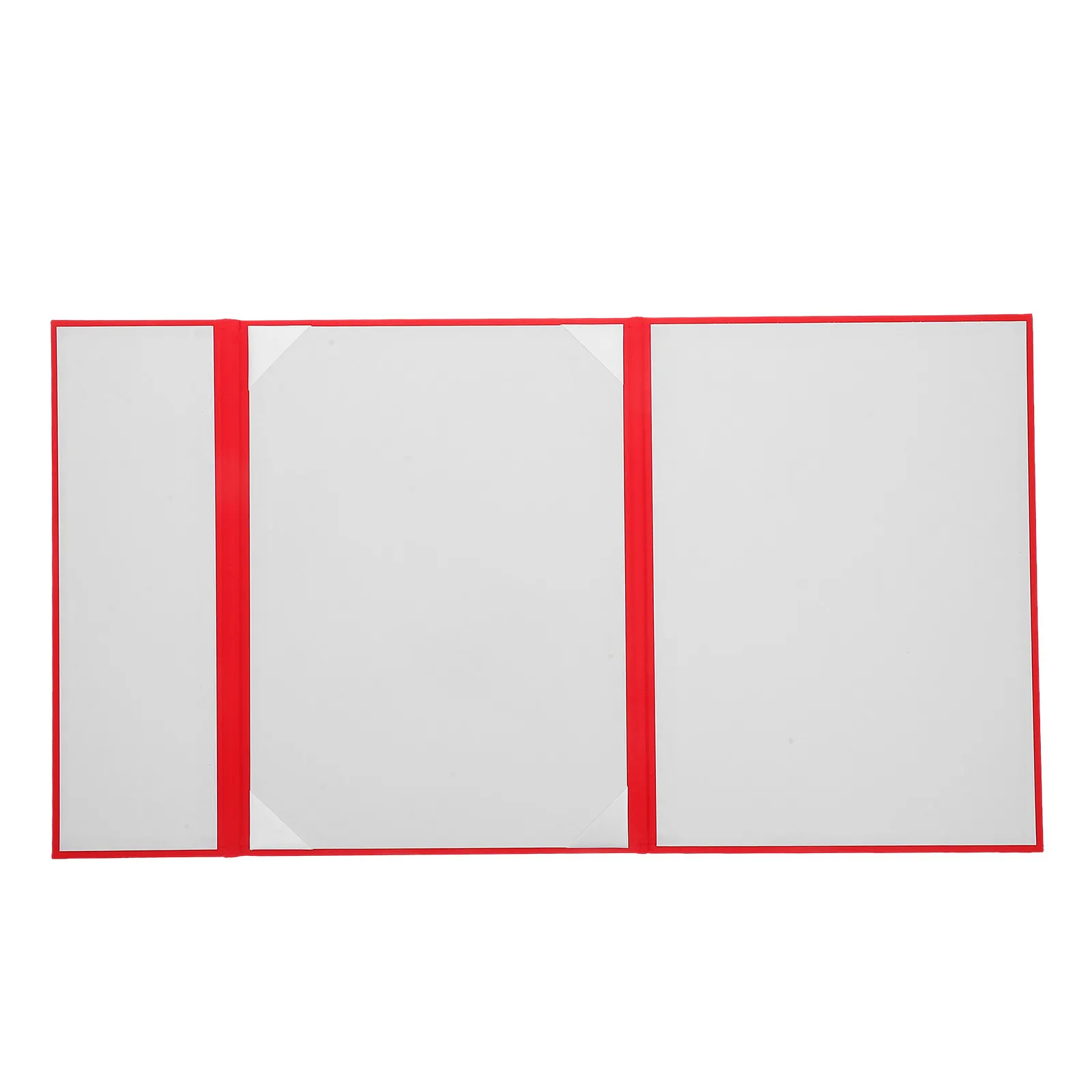 

A4 Tri-Fold Blank Diploma Cover Premium Paper Certificate Holder for Graduation Ceremony Award Presentation Document Protection
