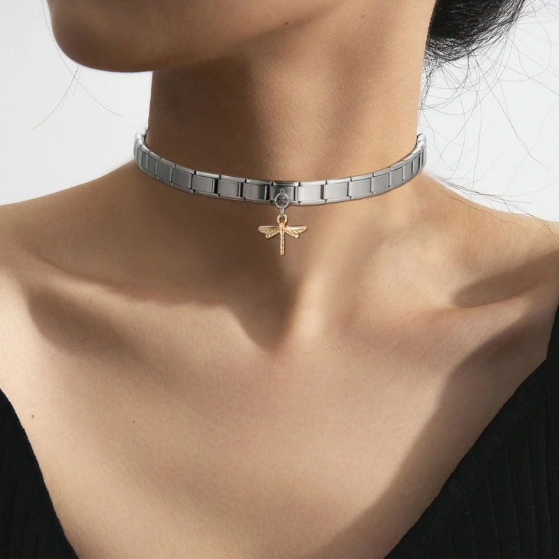 رومانسية سحر سوار نجوم الوردي الأرجواني القوس فراشة سحر الروابط الإيطالية صالح 9mm سوار الفولاذ المقاوم للصدأ صنع DIY المجوهرات