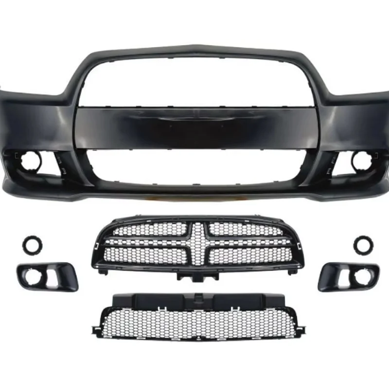 High Quality Screw‑On Auto Body Kit Bumper Rail Reinforcement Front Rear Bumpers Exterior Parts Fit for Charger 2008‑2014