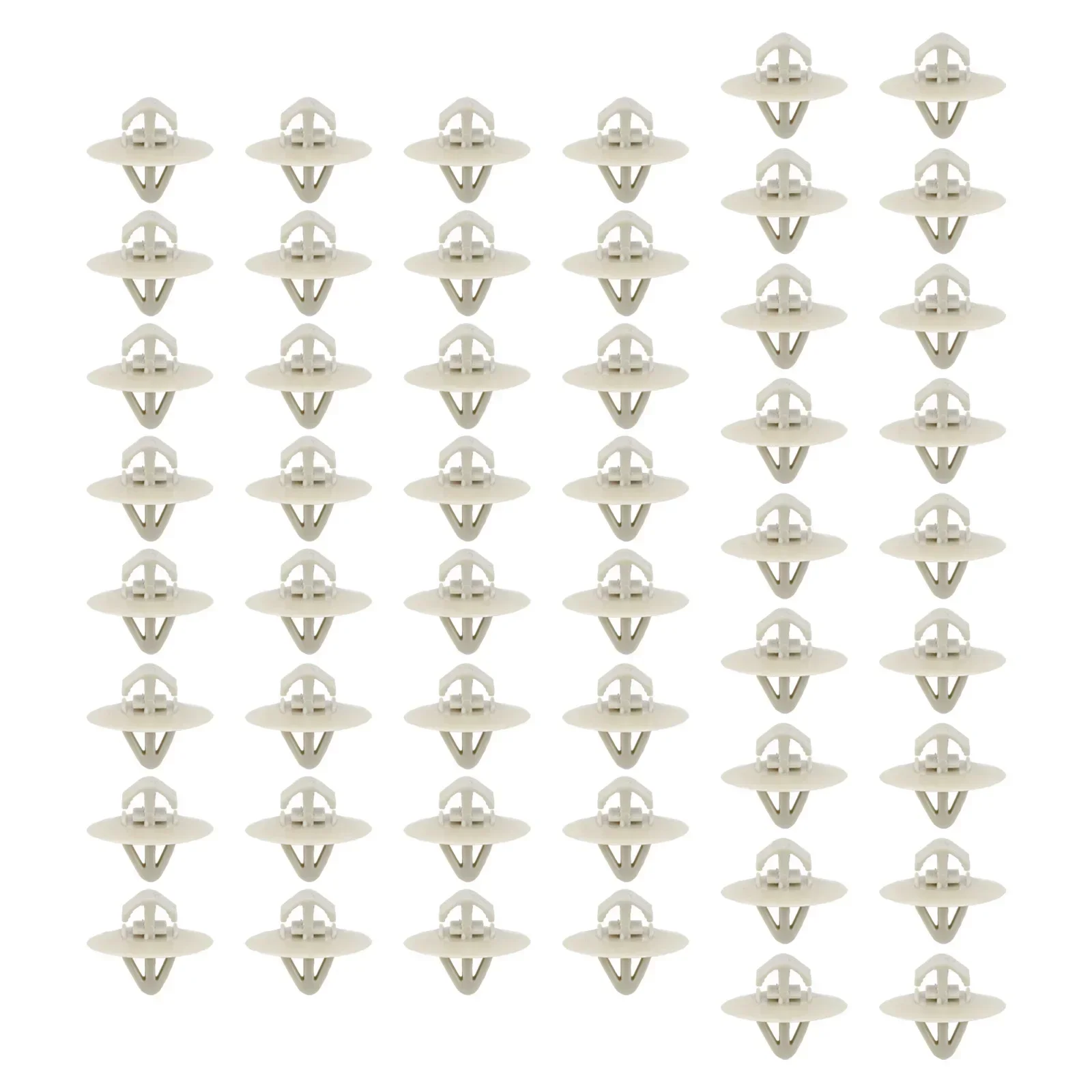 Complete Package Of 50 High Compatibility Side Door Moulding Panel Trim Clips Suitable For Multiple Vehicle Applications