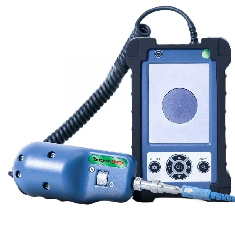Handheld Optical Fiber End Face Detector KIP-600V Portable 400x End Face Amplifier