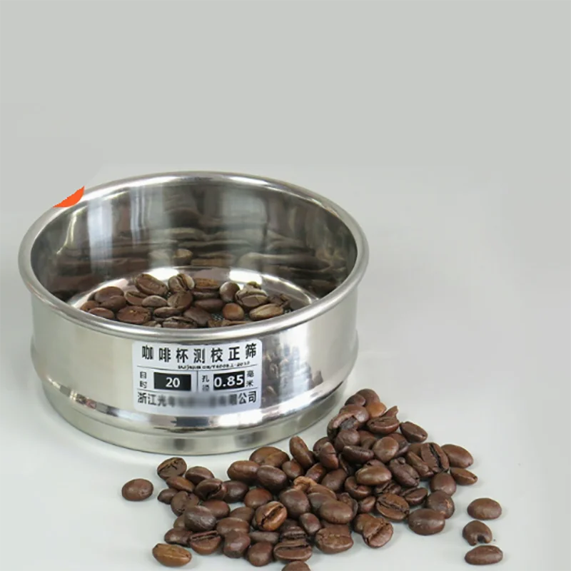 

Coffee bean cupping correction sieve 0.85mm grinding correction sieve powder 20 mesh sieve powder 10cm stainless steel filter