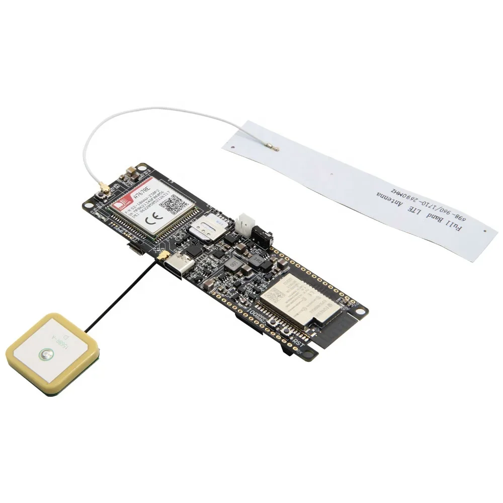 

NEW LILYGO TTGO T-A7670G/E/SA R2 ESP32 4G LTE CAT1 SIM Module Support GSM/GPRS/EDGE TF Card A7670G A7670E A7670SA Development Bo