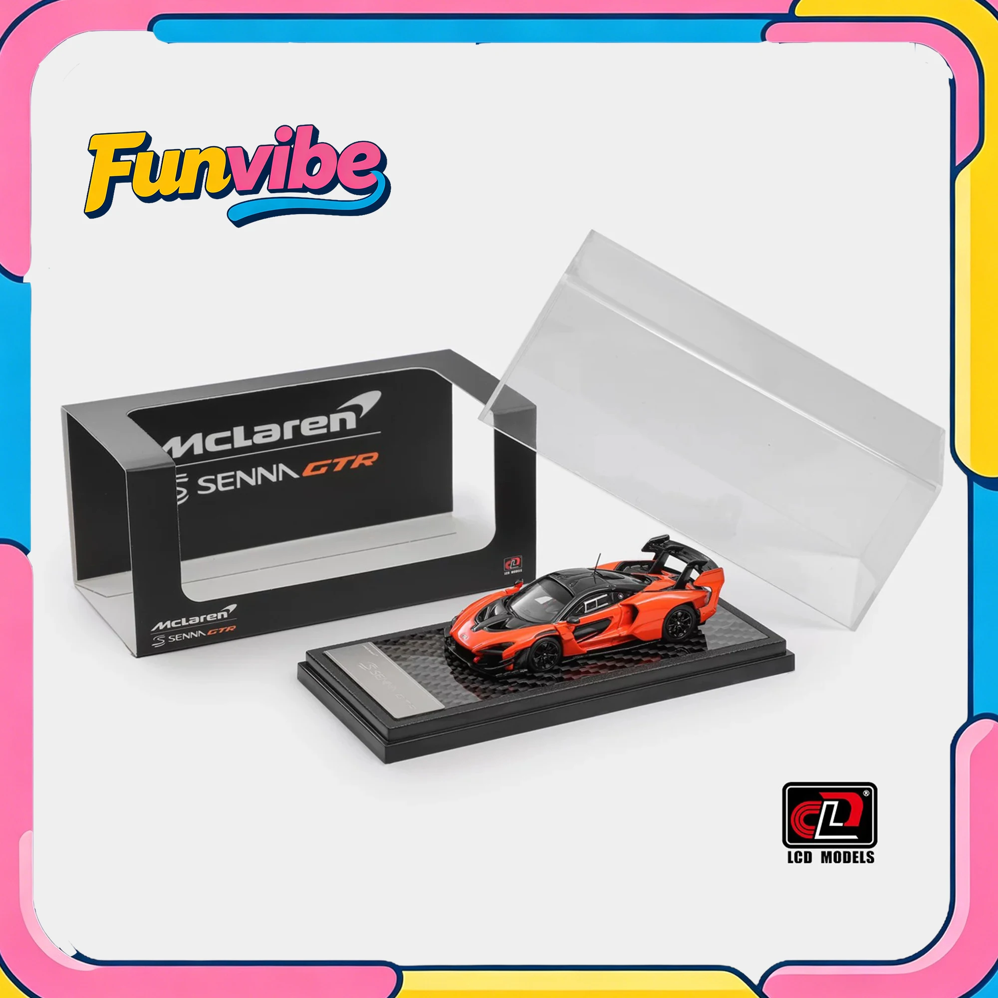 lcd-1-64-mclaren-senna-gtr-papaya-orange-alloy-diecast-car-model-limited-version-cars-room-ornament-cars-model-for-boy-toys-gift