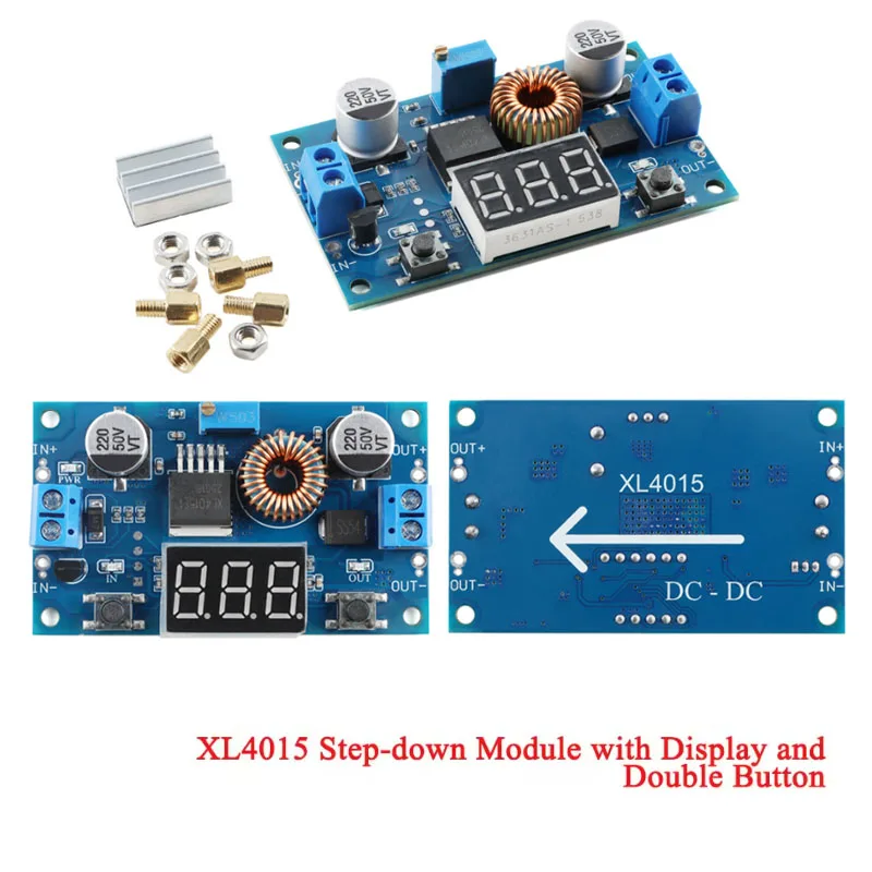 Picture 5: 1-10Pcs XL4015 5A DC to DC CC CV Lithium Battery Step down Charging Board Led Power Converter Lithium Charger Step Down Module