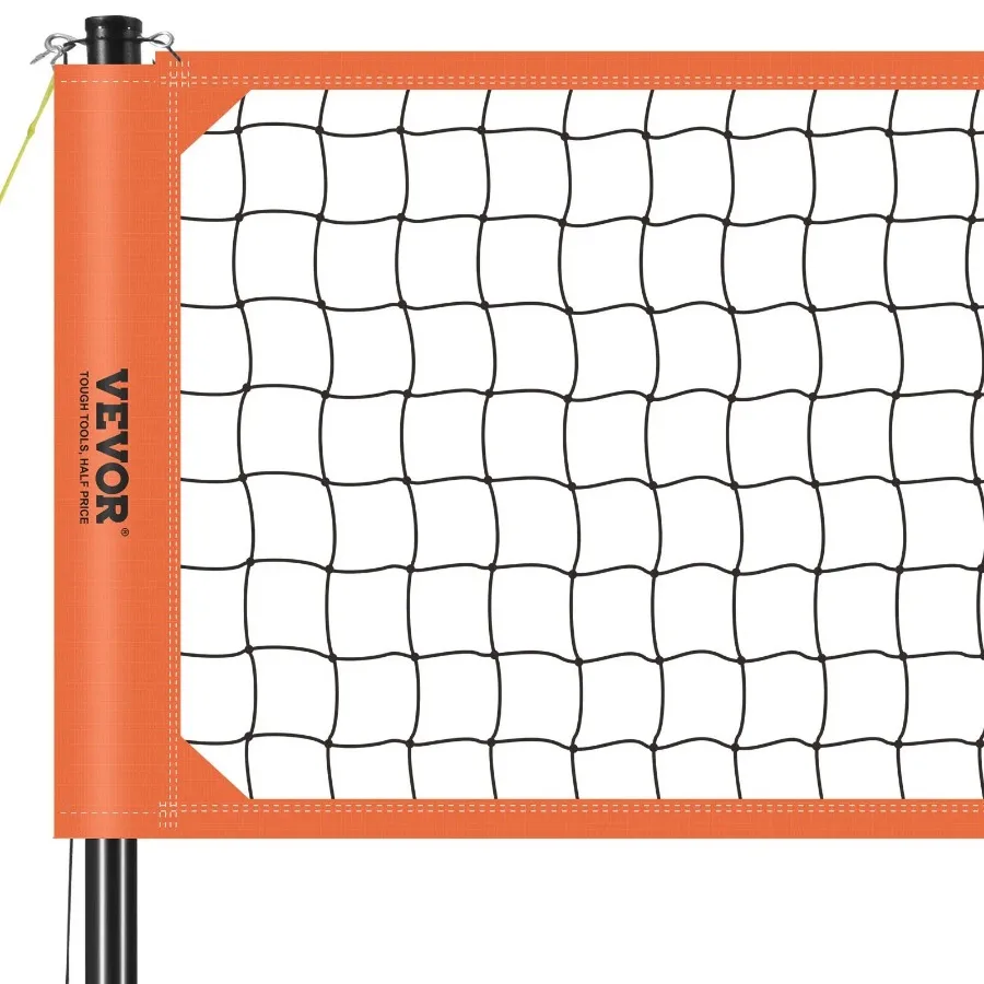 

Outdoor Portable Volleyball Net System, Adjustable Height Aluminum Poles, Professional Volleyball Set with PVC Volleyball, Pum
