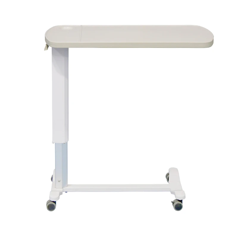 طاولة طعام بلاستيكية متحركة فوق السرير، أفضل طاولة رضاعة قابلة للتعديل بسعر رخيص مع عجلات #1