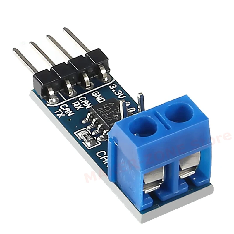 3.3V SN65HVD230 CAN Board Connecting MCUs to CAN Network ESD Protection Onboard CAN Transceiver Compatible with PCA82C250 Module