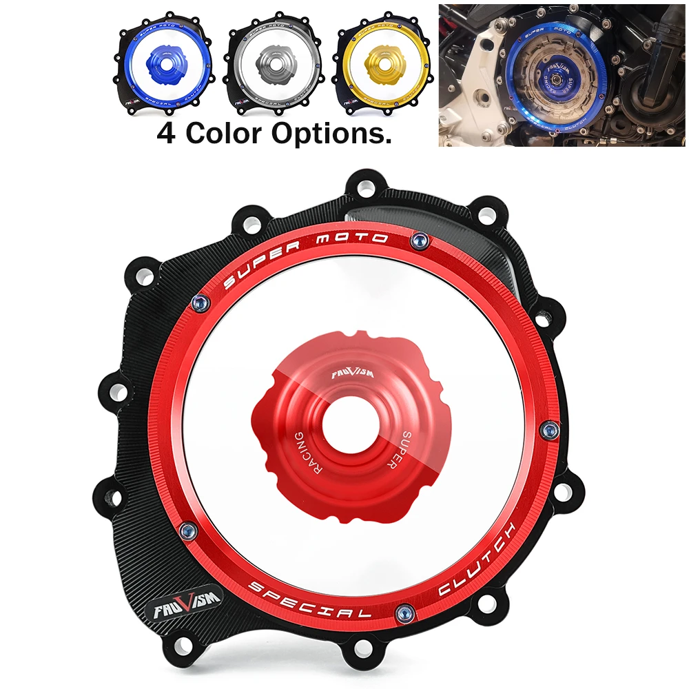 F 900 R Engine Racing Clear Clutch Cover For BMW F900R F900 R 2020-2021