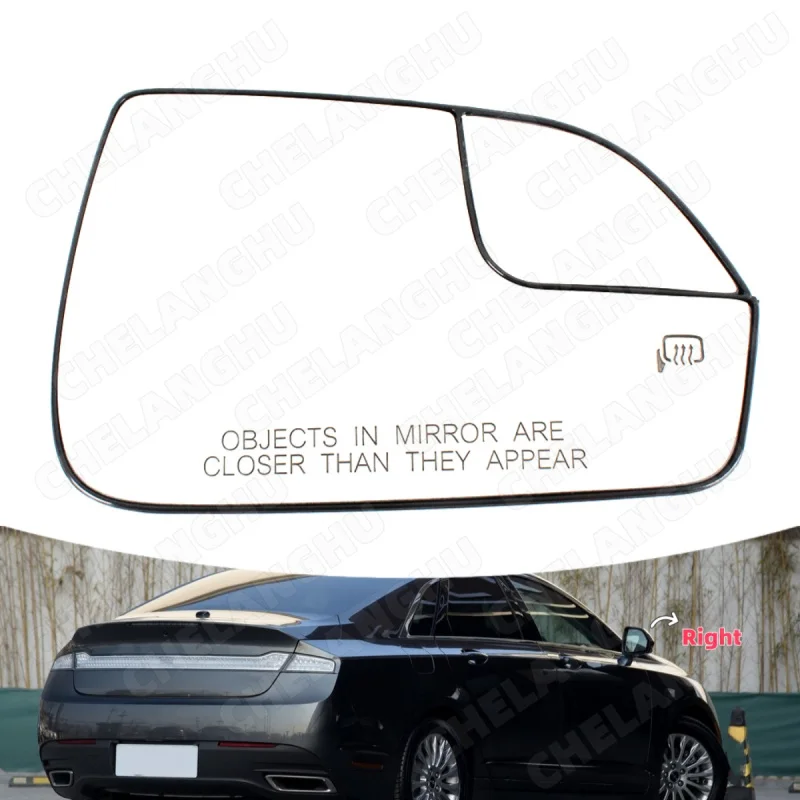 

Right Side Heated Mirror GLass For Lincoln MKZ US Version 2013 2014 2015 2016 2017 2018 2019 2020 Rearview Side Mirror Glass