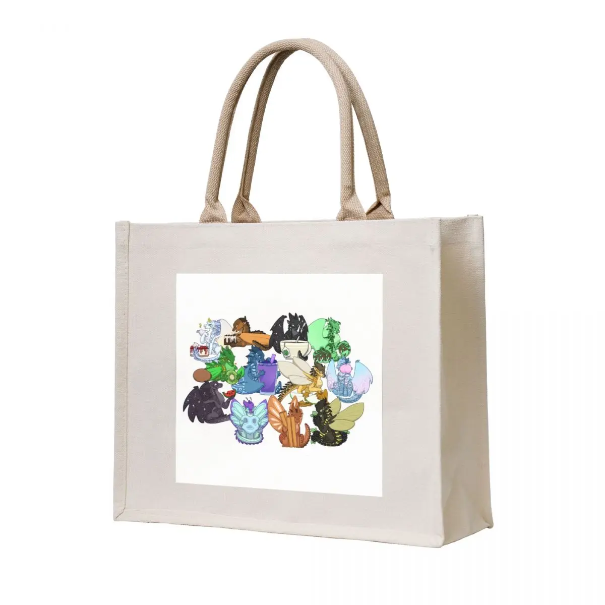 

Wings of Fire with Foods Batch 2 Tote Bag Reusable bags tote bag men's bags woman 2025 custom fabric bag