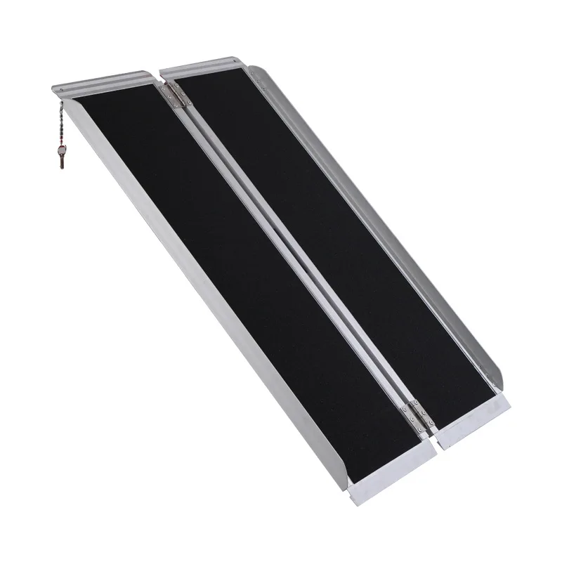 

Aluminum alloy wheelchair ramp wheelchair ladder portable subway ramp plate moving ramp moving board