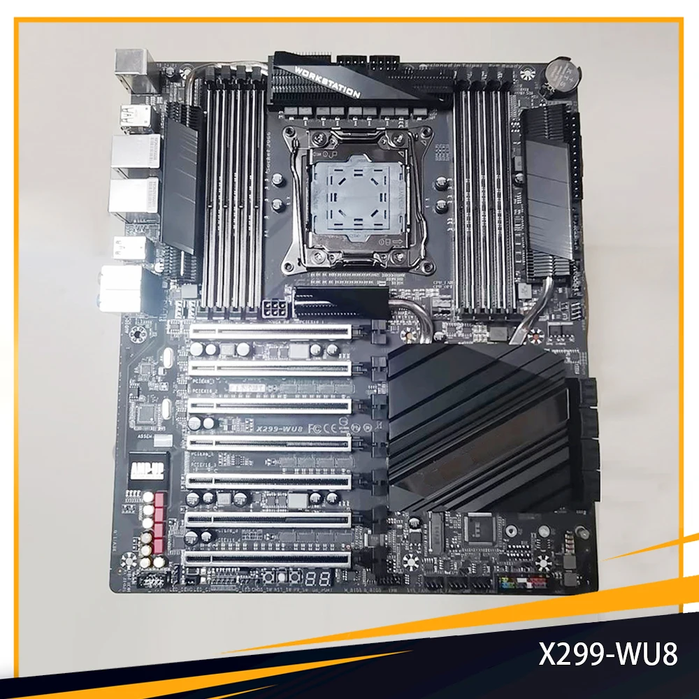 

X299 X299-WU8 For Gigabyte LGA2066 DDR4 256GB E-ATX PCI-E X16 3.0 Workstation Motherboard