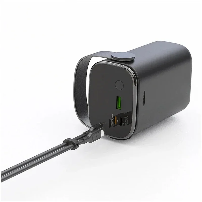 High Quality PD 100W 30000 mAh 3 Port Light Emitting Diode Flashlight Large Capacity 3 Port Portable Camping Battery Charger