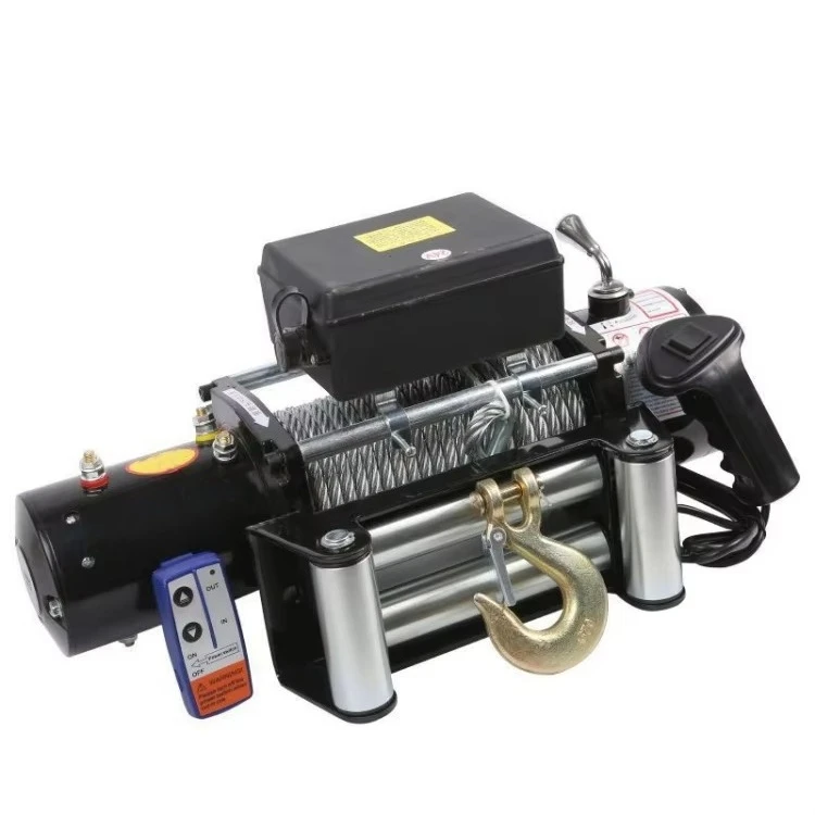 12000lbs Electric Winch Off-Road Vehicles Wireless Remote Control 12v 24v Auto ATV SUV Boat Trailer Steel 38