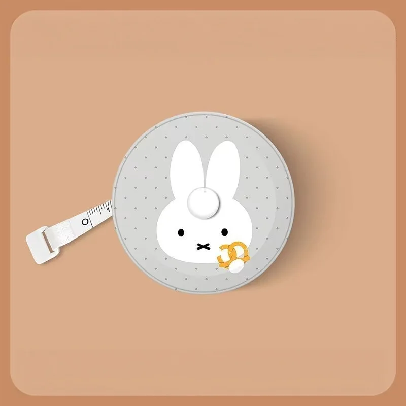 Afbeelding 5: Schattige Miffy Mini intrekbare meetlint voor borst, taille en heup, draagbare cartoon meetlint voor huishoudelijk gebruik.