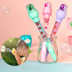 5 In 1 Children Cute Multifunctional Bubble Roller Seal Ballpoint Pen with Light Funny Magic Pen Children's Stationery Girl