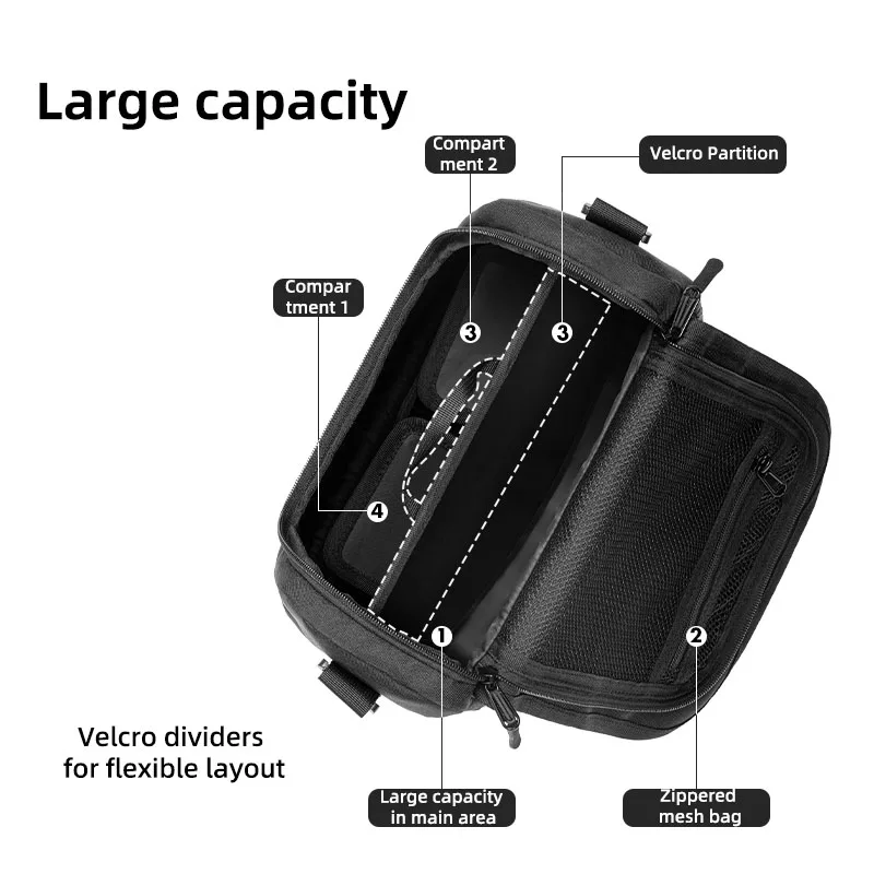 Blackdog Outdoor Field Large Capacity Equipment Storage Bag Camping Picnic Bag Tactical Compartments Miscellaneous Handbag