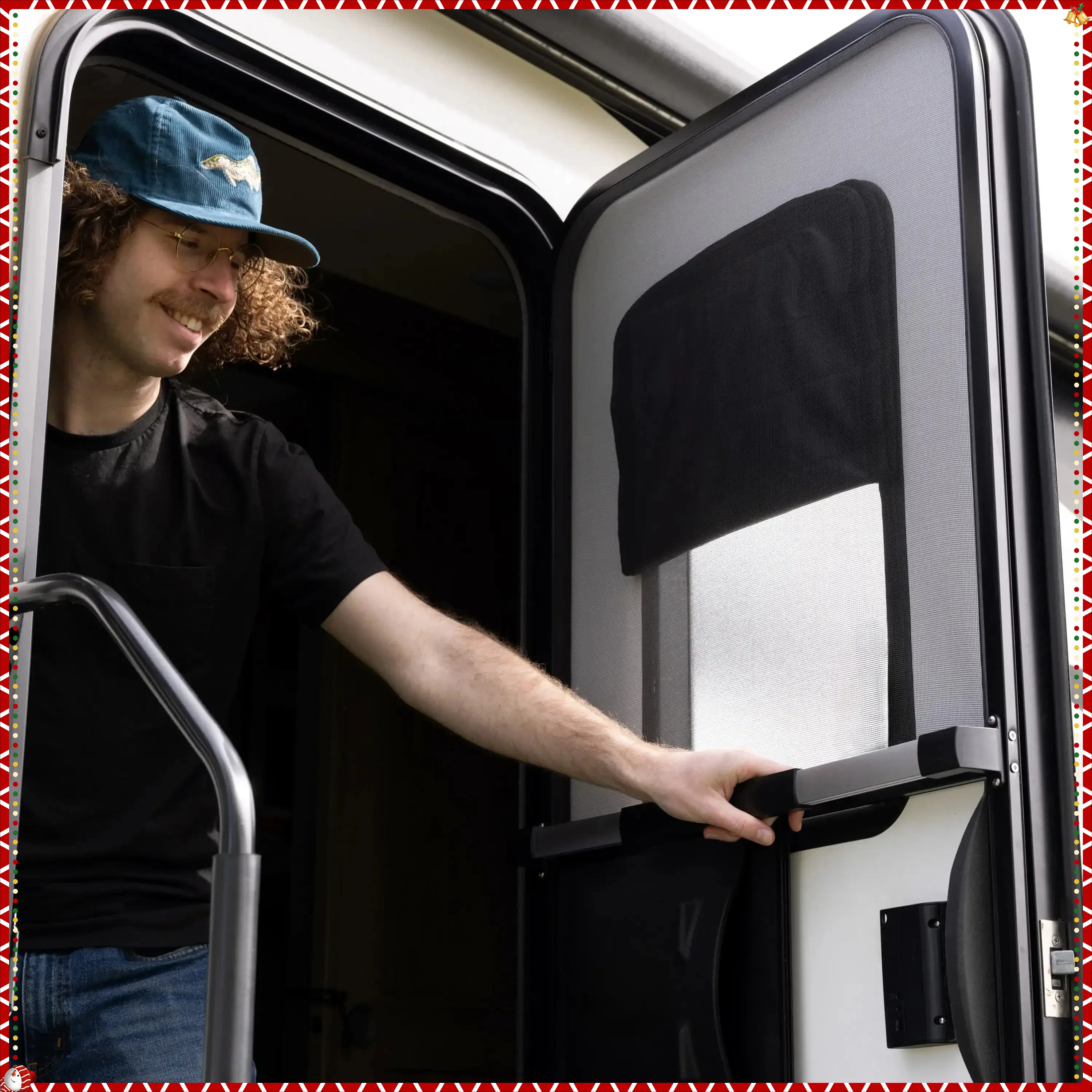 Durable Universal, Screen Door Crossbar Handle, Heavy Duty RV Door Handle