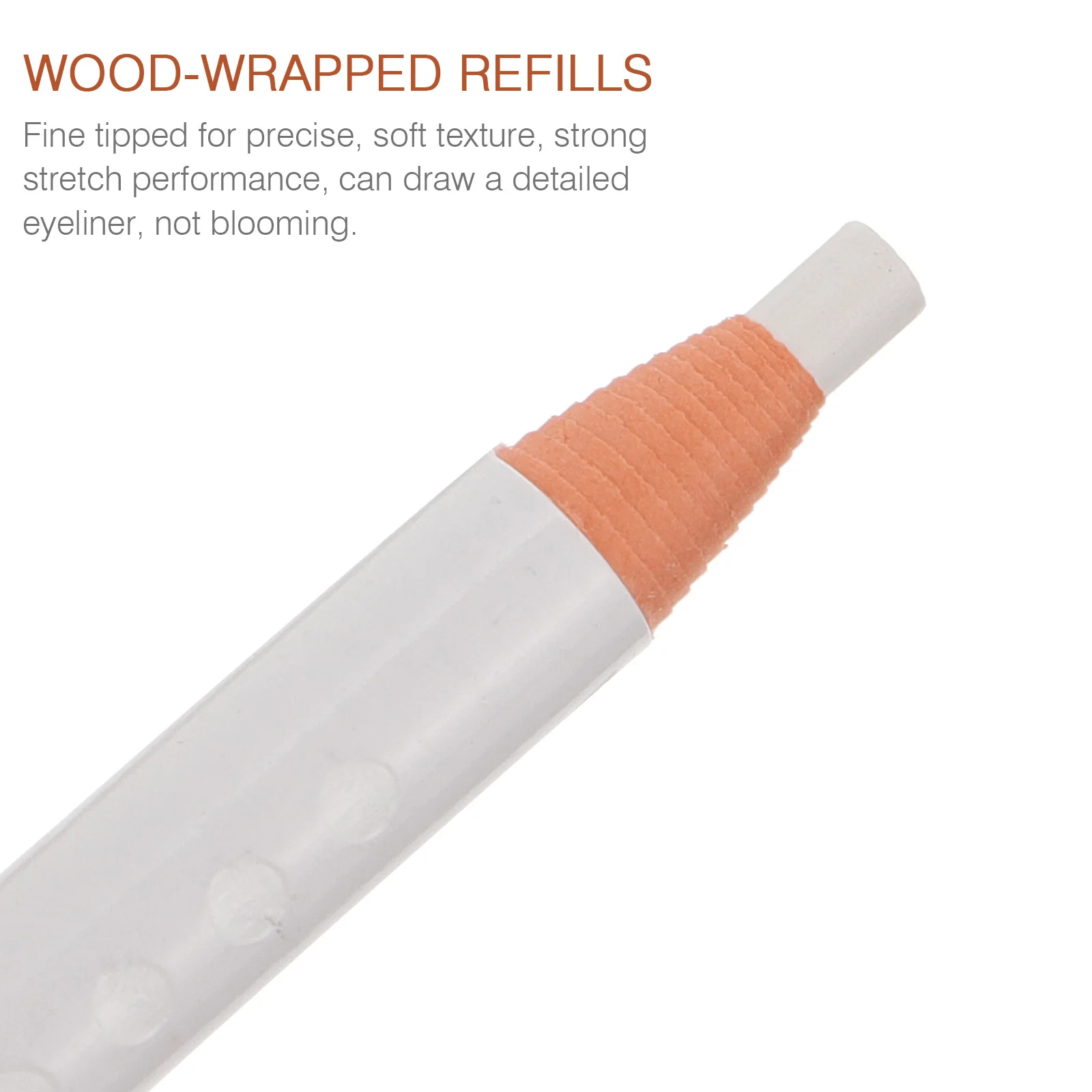 3 قطعة قلم كحل أبيض قشر طرف دقيق متعدد الاستخدام عيون الوجه أداة ماكياج الجسم قوية تمتد لا تتلاشى طوال اليوم ارتداء #1