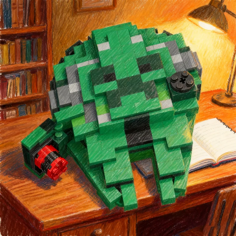 

451pcs MOC Millennium Creeper Star Battle Model Building Blocks Architecture Assemble Toy Creative Education Festival Gift Idea