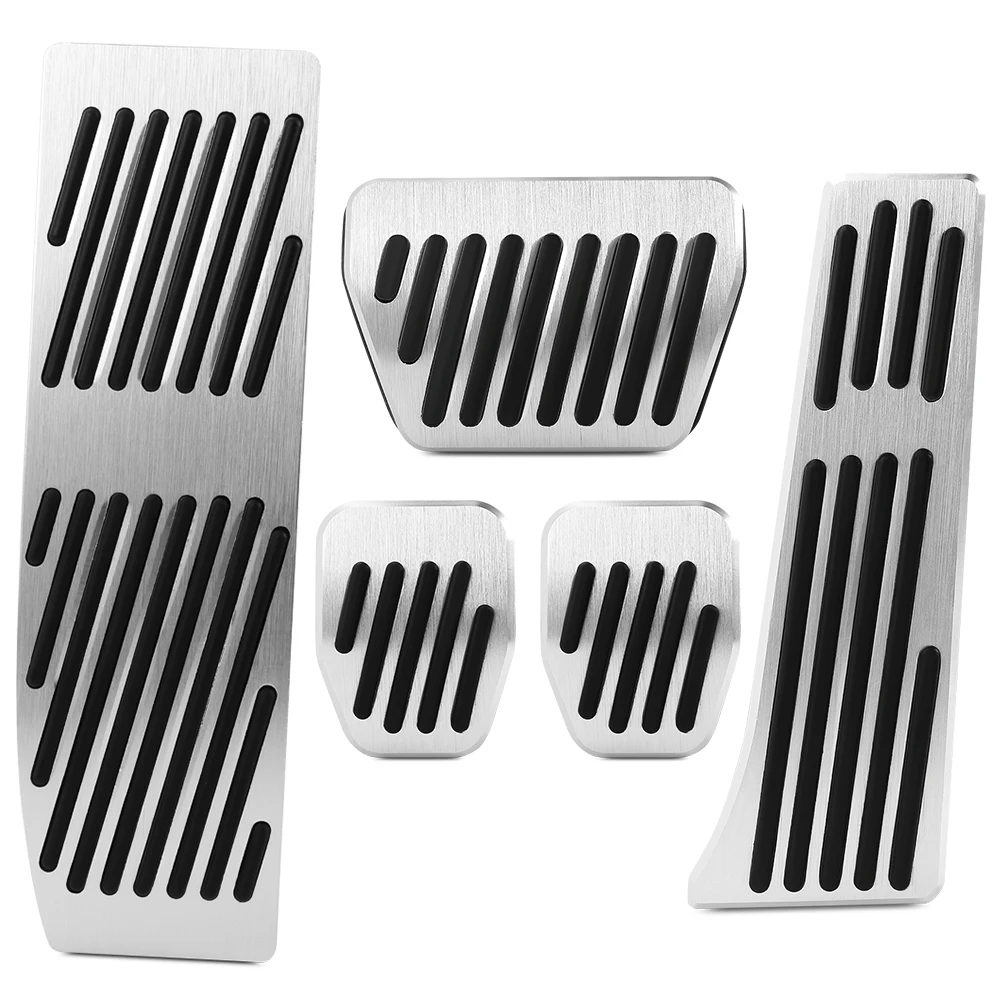 Sondaj olmayan kaymaz Hızlandırıcı Gaz Yakıt Fren Ayak Istirahat Pedal Pedleri BMW 1,3 Serisi X1 E39 E46 E87 E90 E91 E92, Araba Styling